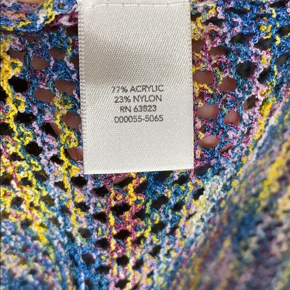 Multicolored woven lightweight sweater - Picture 5 of 5